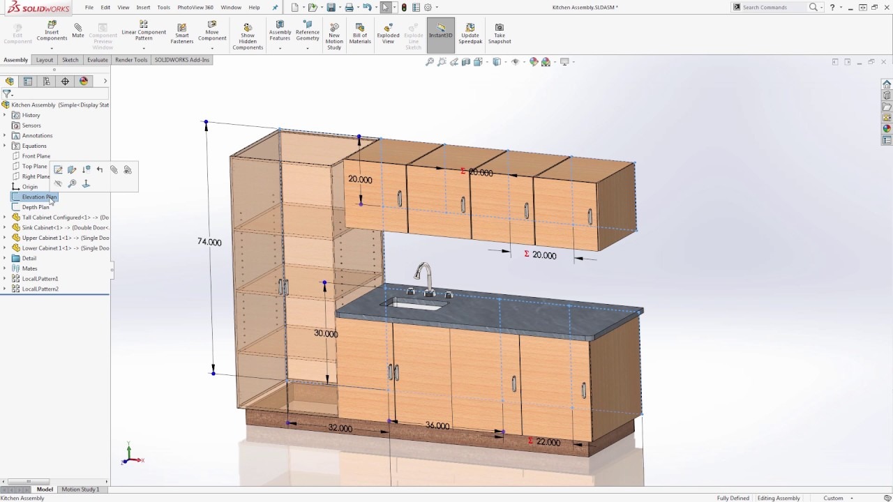 SOLIDWORKS – 3D CAD za konstruiranje pohištva
